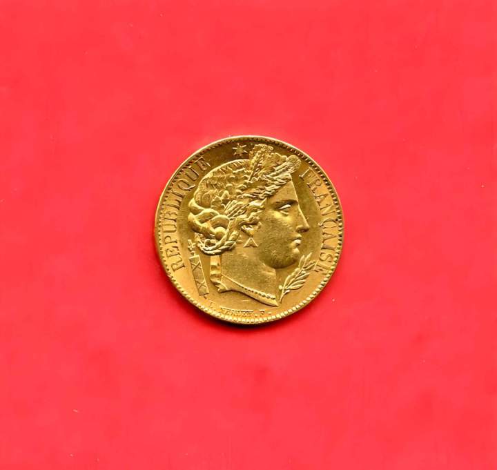 Pièce d'or de la deuxième République Française Caen